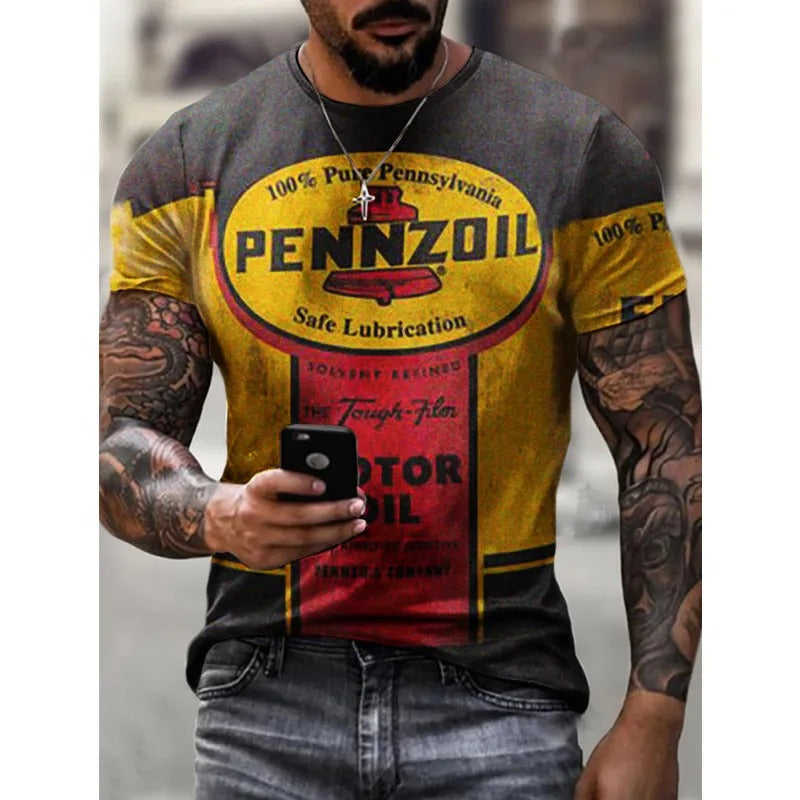 3d T-shirts For Men Vintage